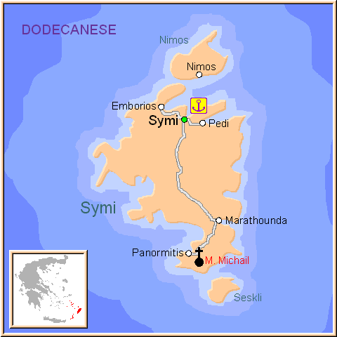 Map of Symi