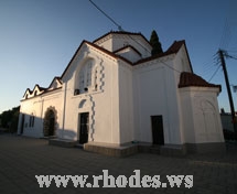 church of pastida - island rhodes - greece