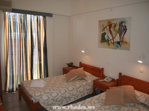 Hotel Vassilia| Rhodes Town | Island Rhodes |bedroom